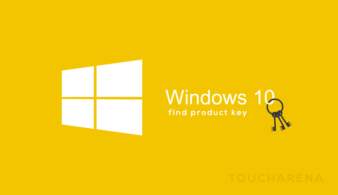 How to find Windows 10 Product key