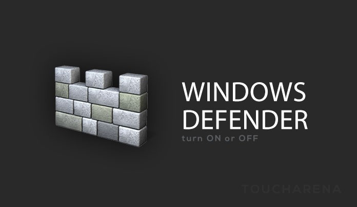 turn on off windows defender